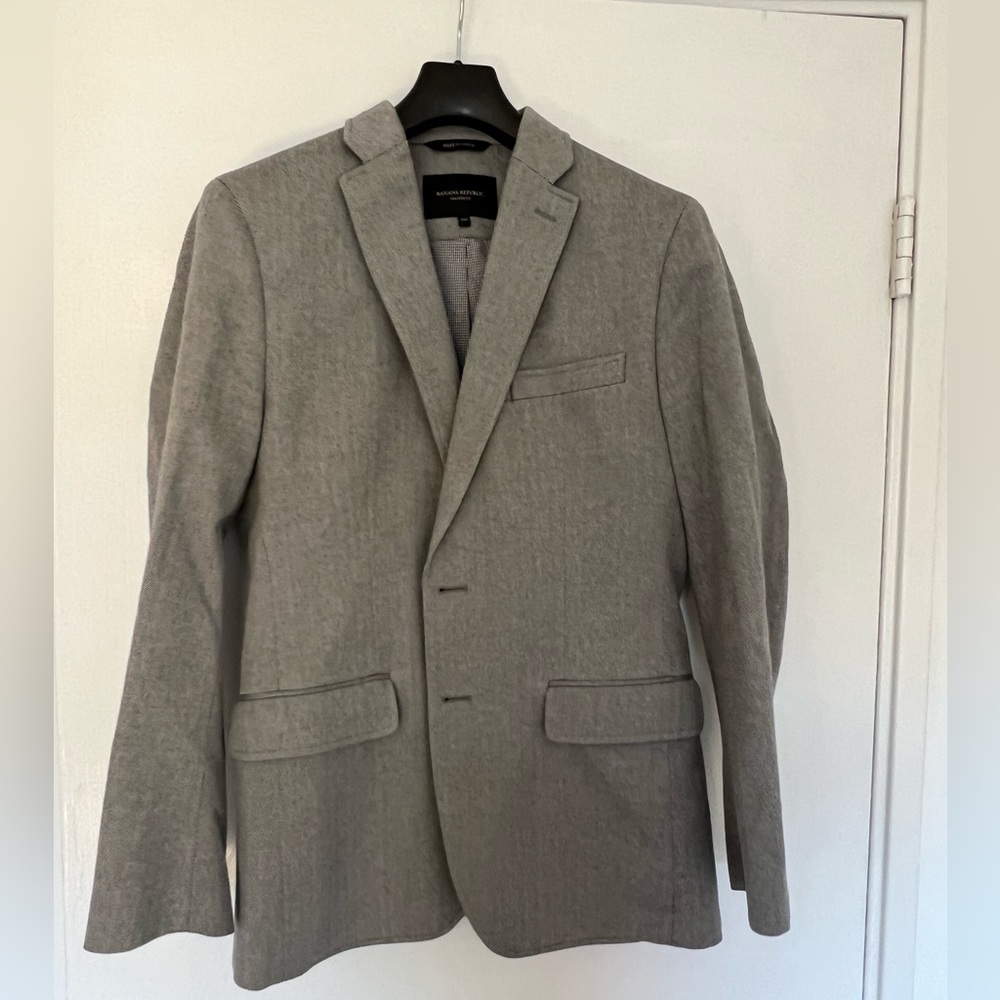 Banana Republic Herringbone Blazar